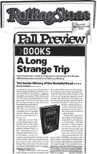 McNally, Dennis - Long Strange Trip - Rolling Stone Review 09/19/2