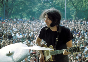 Garcia in Central Park, 1968 – sweet early days.